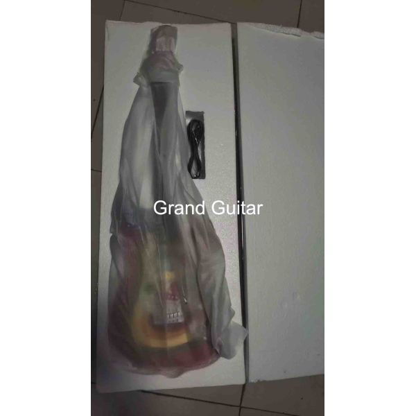 Custom Grand George Harrison Rocky Electric Guitar Accept Guitar and Bass with Colorful Pickups OEM