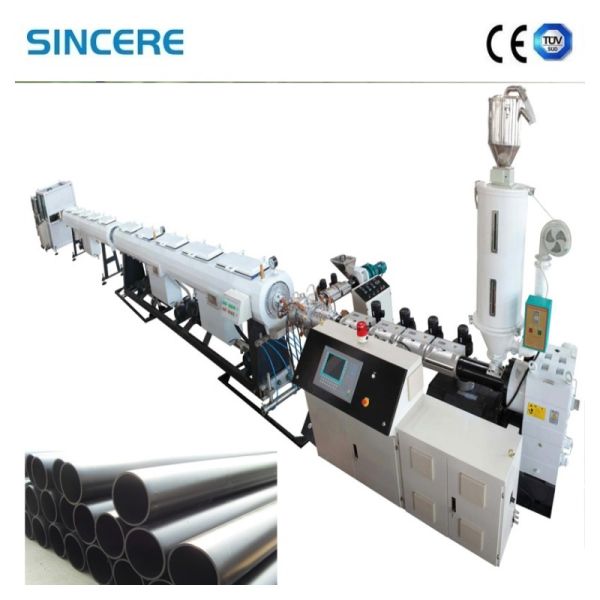 SJ75 38 Extruder Polymer Pipe Extrusion System Optimized for Manufacturing Pipes Diameter 16 to 315mm Efficiently