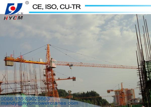 USA and Mexico Hot Sale 6ton QTZ5015 Topkit Tower Crane with Class H Motor Protection