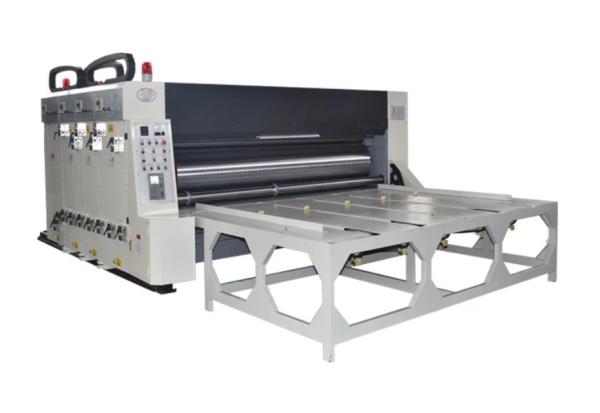 Carton Printing Slotting Die Cutting Machine Semi Auto Chain Feeding Optional Color