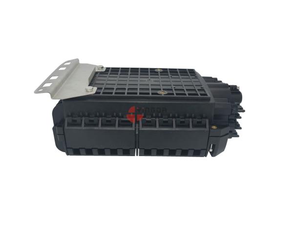 GPON FDB Inline 96 Cores PP Black 24 Ports SC Optical Fiber Splitter Access Terminal Closure