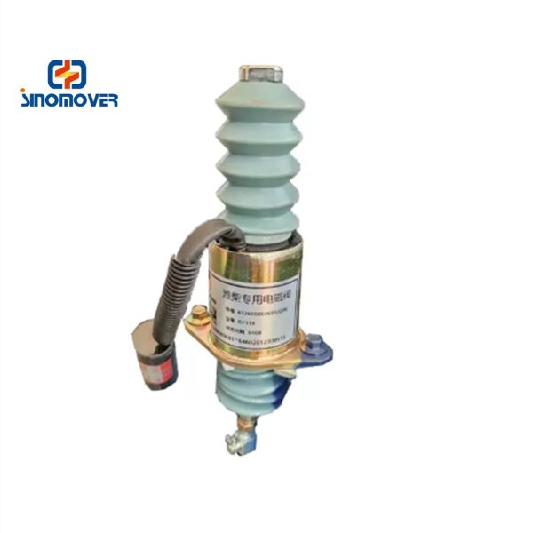 Original WEICHAI Engine Spare Parts Shut Off Fuel Stop Solenoid Valve 612600080681 Shut-Down Electromagnetic Valve
