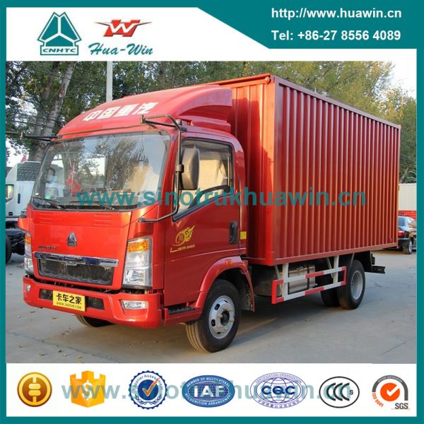 Sinotruk HOWO 4x2 3 Ton China Right Hand Drive Mini Mobile Van Truck