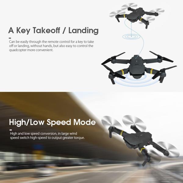 Drone de Emergência de Busca e Resgate 3 eixos Gimbal 4k Drone com ecrã LCD