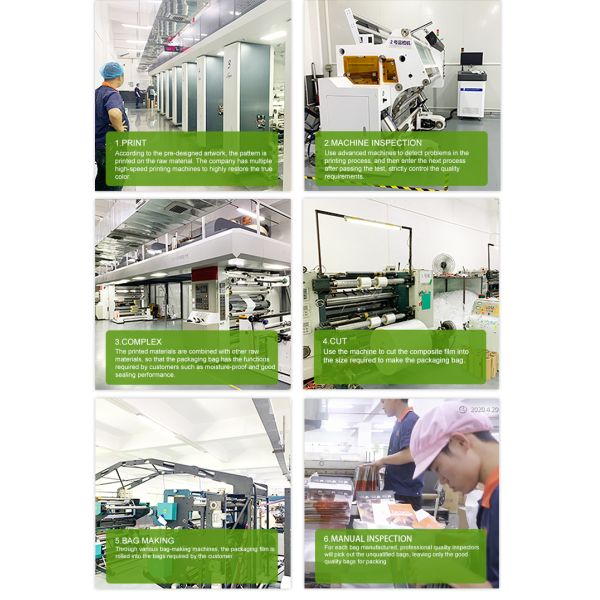 1kg Rice Packaging Bag Vacuum Grain Package