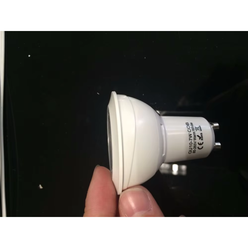 COB GU10 7W Dimmable Led Spotlight Cup 600Lm Suitable for -20 50C Working Temperature
