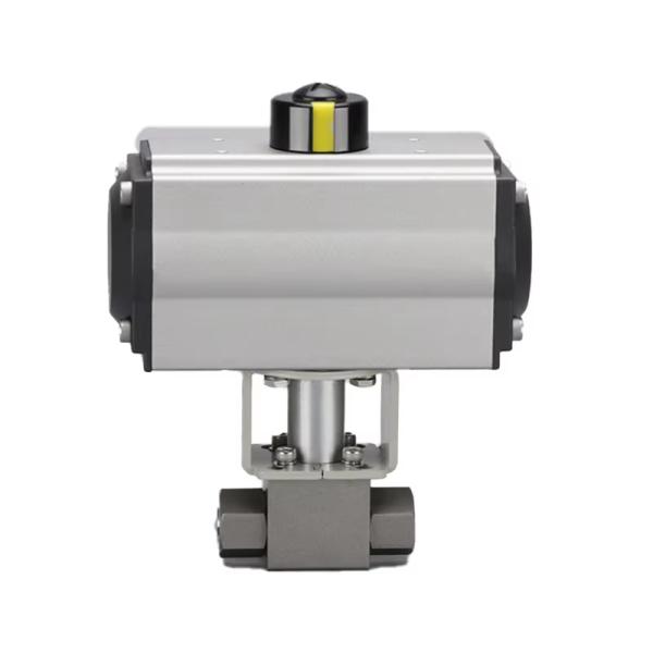 Actuador neumático de acero inoxidable DIN3337 de simple efecto, pequeño