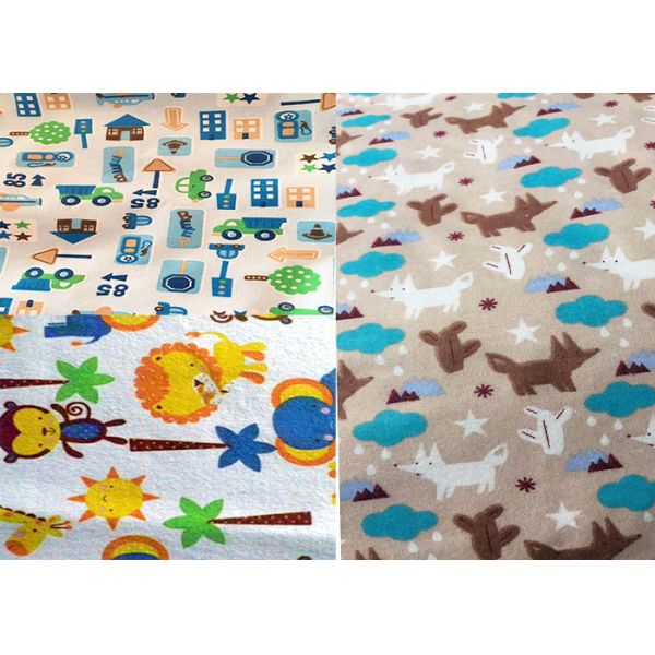 Soft Hand Feeling Cotton Flannel Cloth Baby Flannel Fabric