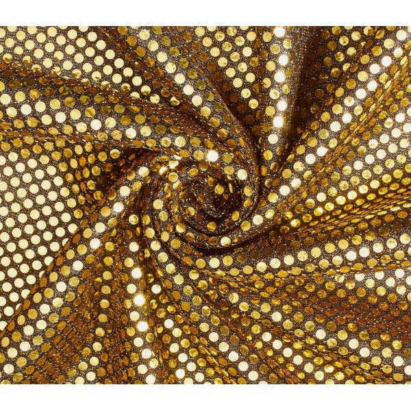 0.5mm Ultralight Metal Chainmail Fabric With Woven Metal Sequins