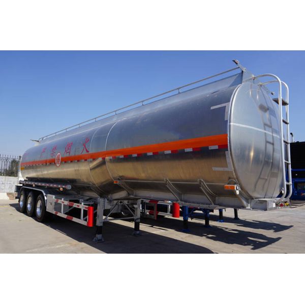 Anti Corrosion Petroleum 3 Axle 46000L Aluminum Tanker Trailer