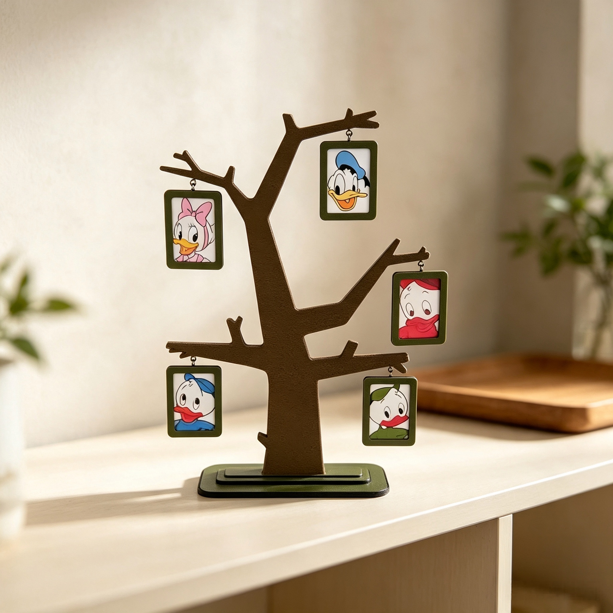 Full Color Custom 3D Printing Family Tree Photo Frame Hanging Picture Holder