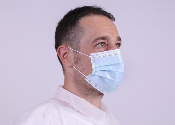 3 Layers Medical Colored FDA Disposable Surgical Mask In Hospital