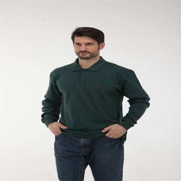 Вспышка FR дуги HRC2 расклассифицировала воротник створки Modacrylic хлопка рубашек 60 своиственный