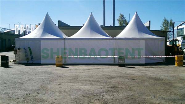 PVC Pagoda Wedding Party Tent Different Size Available High Reinforce Aluminum