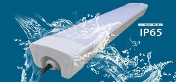 80W Led Tri Proof Light IP65 LED Waterproof Tube 1500MM 90V - 277V