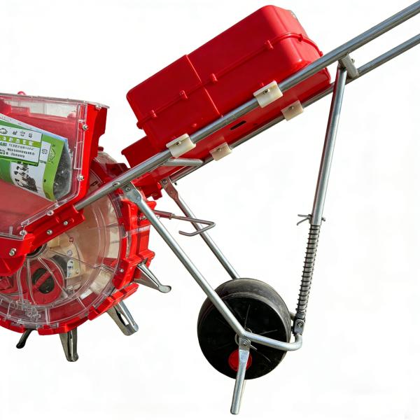 Manual Seeder Hand-Push Planter with Adjustable Depth and Precision Sowing for Multi-Seed Compatibility