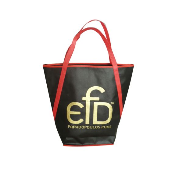 EFD 75g normal or coated non woven fabric with zipper non woven carry bag