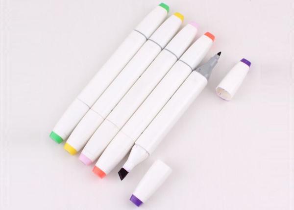 water-proof double-ended permanent art marker set, good quality office and school marker pen
