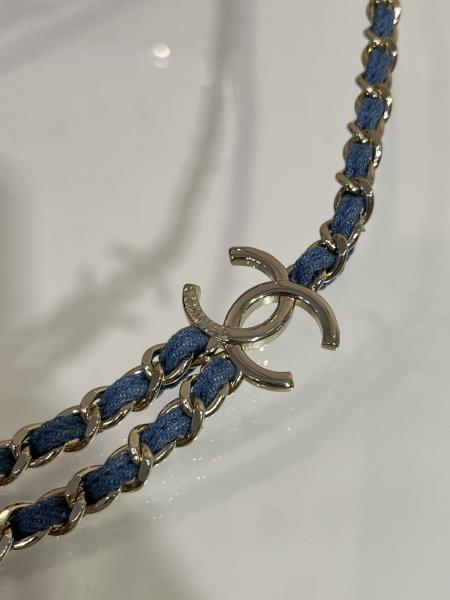Lightwieght Luxury Statement Necklaces Blue Denim Luxury Fashion Necklace
