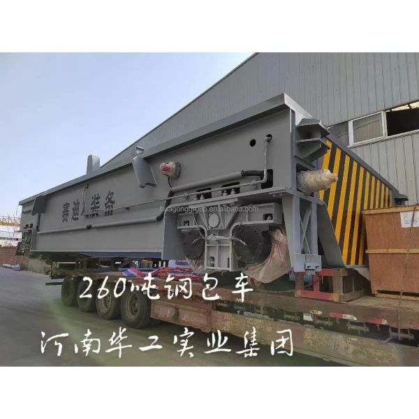 150t Capacity Heat Resistant Molten Steel Ladle Transfer Car with Dual Driving System for Industrial Use