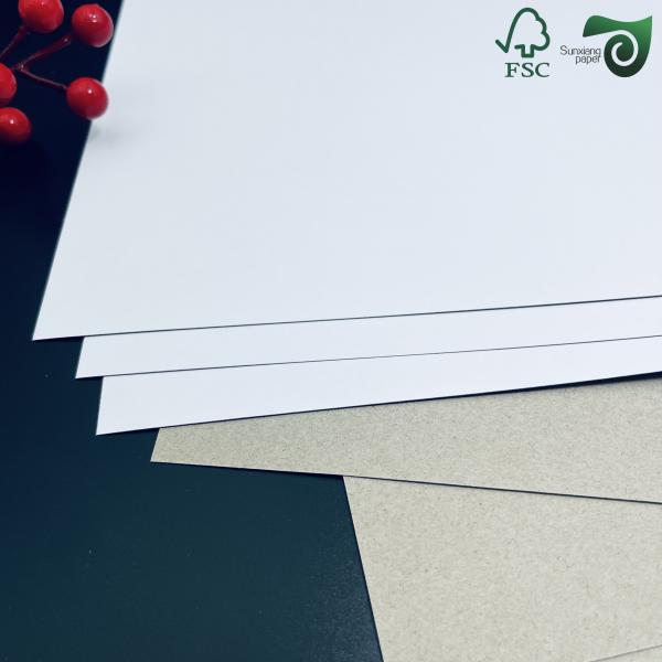 FSC 135gsm 21 29.7cm Clear Printed Double Sided Gloss Digital C2S Paper Coated Duplex Board