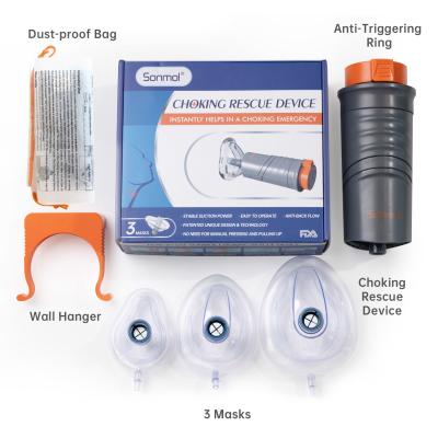 FDA Portable Anti Choking Device First Aid Breathing Mask Face Shield Respirator