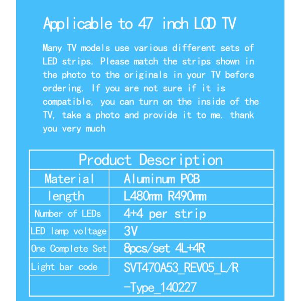 47L6353DB 47L6453D TOSHIBA TV Backlight SVT470A53_ REV05_ L-Type_ 140227