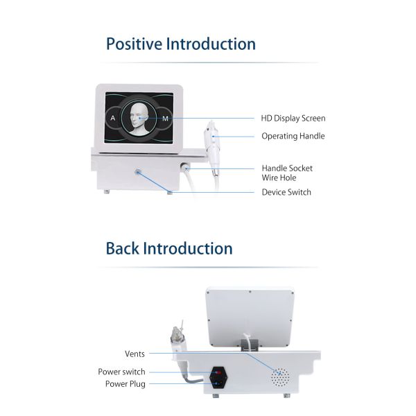 Fractional Rf Golden Microneedle Cartridge Rf Micro Needling Beauty Device