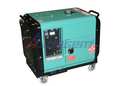 Gerador diesel portátil monofásico da fase 60Hz 5kW da C.A.