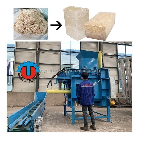 PLC 1000g por saco Servidor de servilha Pressão hidráulica Barbear madeira Lençóis de cavalo Tunísia