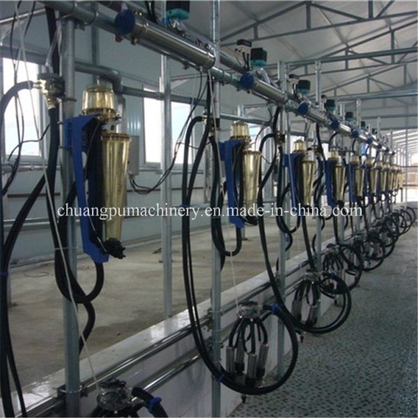Milk Flow Meter Herring Bone Milking Parlor System CE ISO SGS FDA Certified Mobile Milking Machine