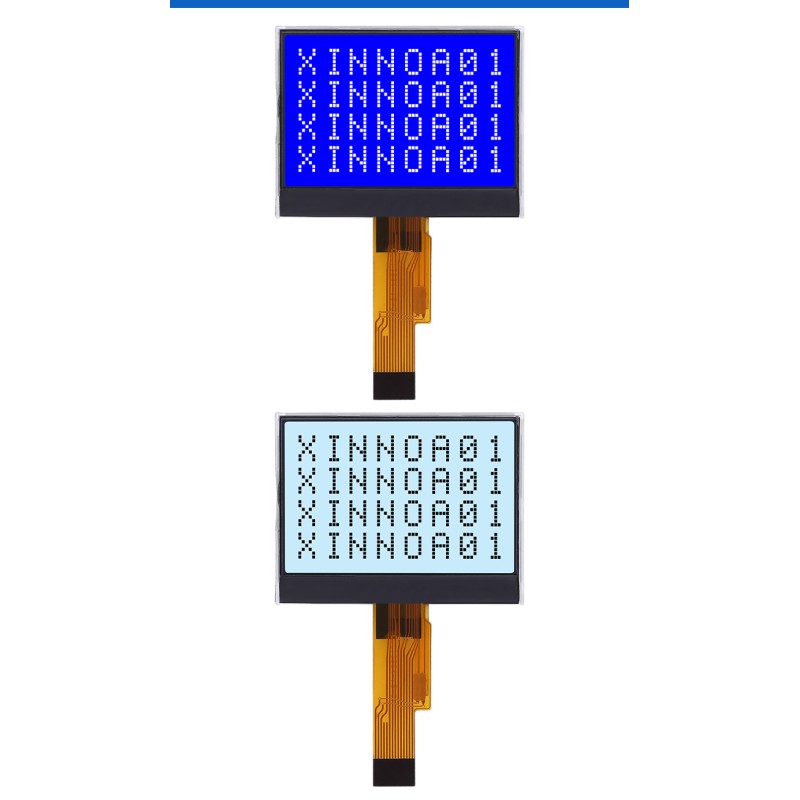 COG12864-18-01 Blue Film 43.7x33.8MM Lightweight Small FSTN14 Pin 4-Wire SPI ST7567A