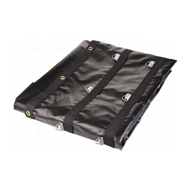 Capa de caminhão de PVC impermeável 24ft X 27ft PVC Vinyl Steel Tarps para caminhão plano ruim