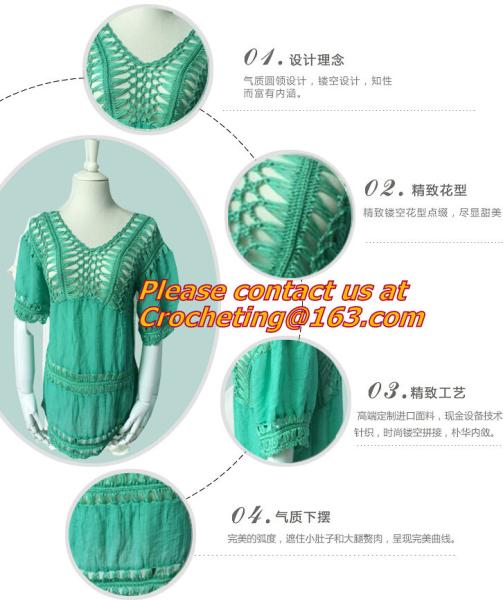 Blouse Shirts Women Emboridery Long Sleeve Crochet Tops Lace Blusas De Renda Camisa Femini
