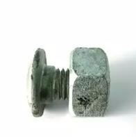 Hot Dip Galvanized Grade 307A Hex Head Bolt Round Head Oval Neck Guardrail Splice Bolt