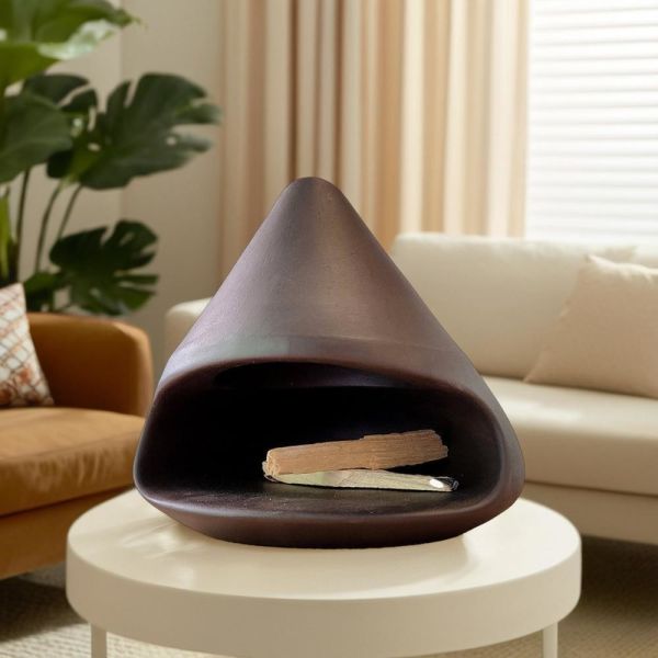 Valentine's Day Lotus Leaf Metal Backflow Incense Burner Home Decor Incense Stick Holder
