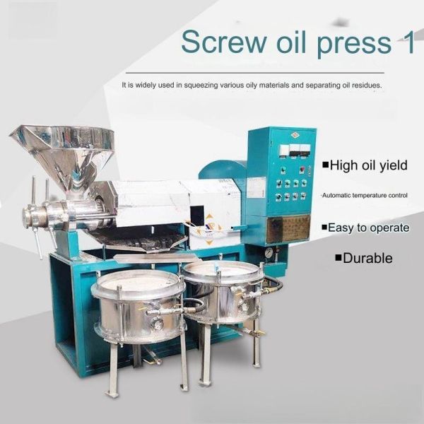 125 KG NewStyle Coconut Soybean Copra Screw Expellers mustard seed diesel cold industrial oil press machine