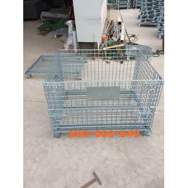 Provide Sample Welded Metal Cage for Warehouse Storage Equipment Pallet Technique