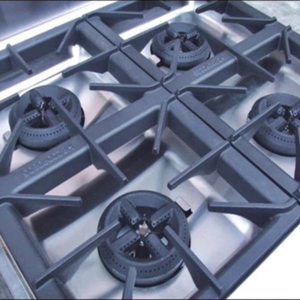 Cozinha de aço inoxidável 4 queimadores