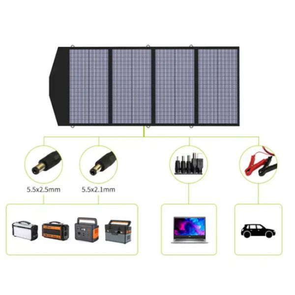 Монокристаллический 200-ваттный складной солнечный панель для кемпинга прицеп автомобиля морской