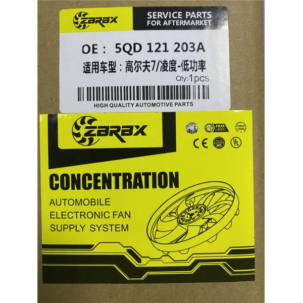 5QD121203A Volkswagen Radiator Fan For Golf VII Variant
