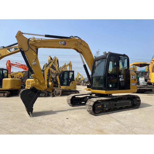 Использованный мини экскаватор для маленьких кошек Cat 308E2 Excavator 8 Ton Mini Excavator