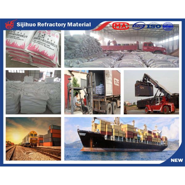 ISO9001 Certified Low Cement Refractory Castable Material for Heat Treatment Furnaces