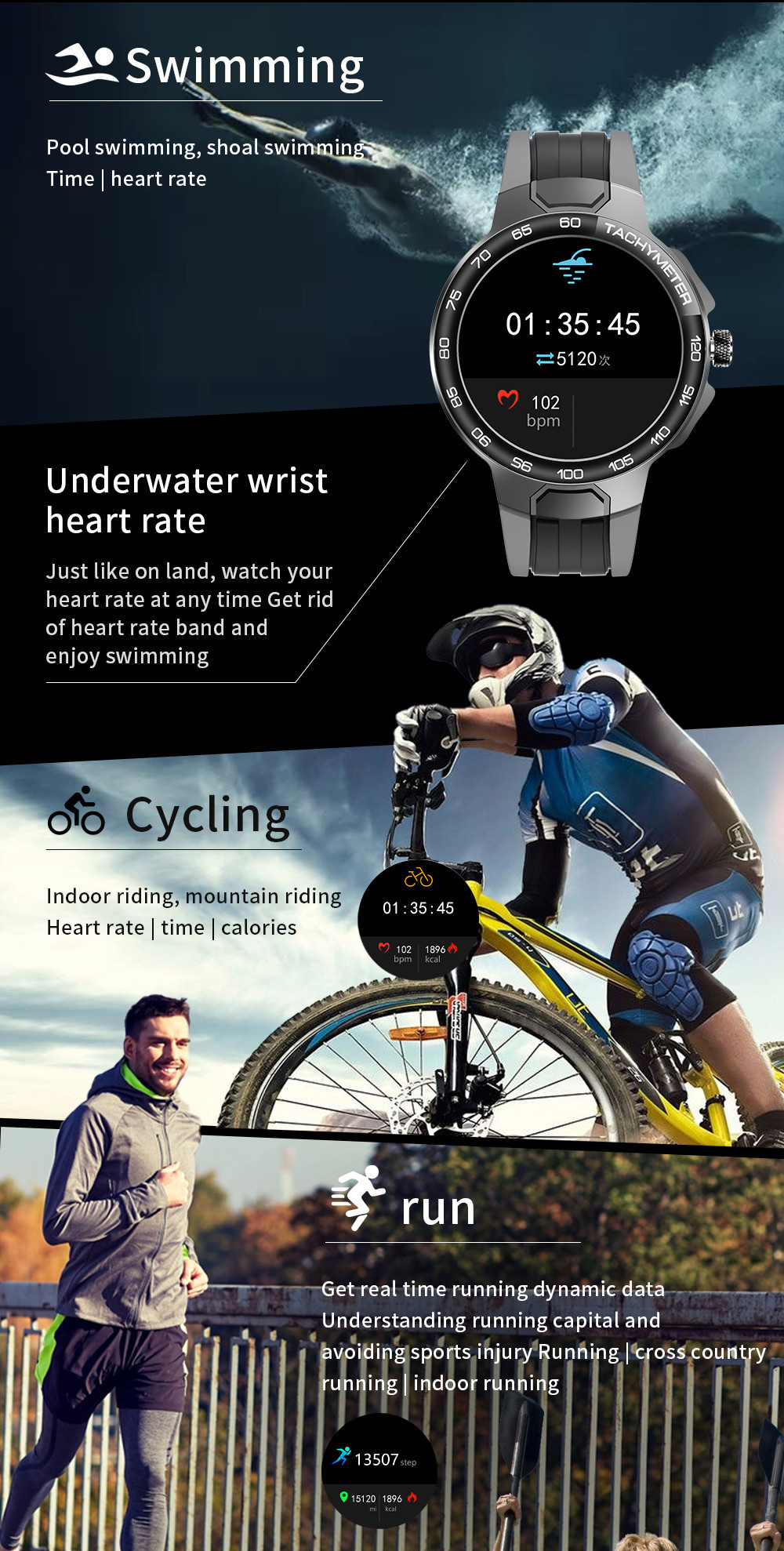 Smartwatch магнитное поручая 200mAH 1.28in IPS водоустойчивый Bluetooth с GPS