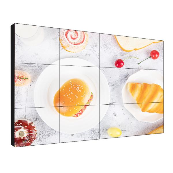 55 Inch Widescreen Ultra Thin Bezel Video Wall 0.88mm 4k Resolution High Brightness