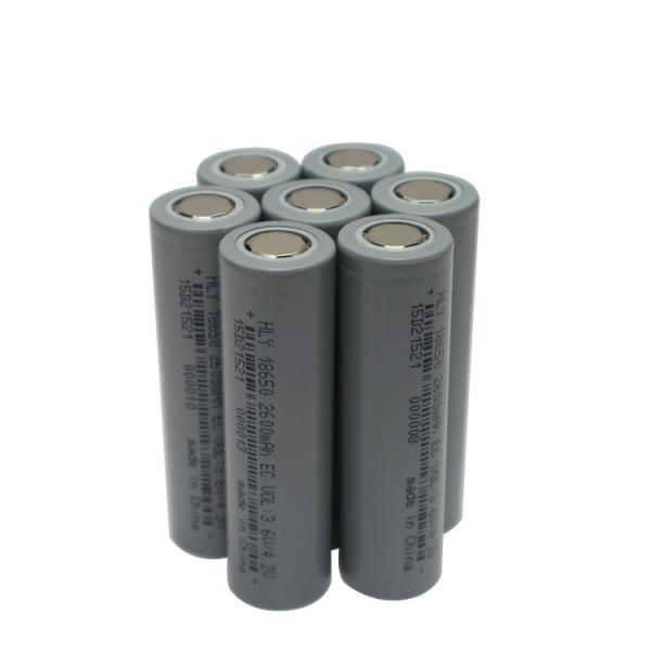Fast Charging Lithium Ion Battery Cell 3.6V 18650 2600mah Rechargeable Batteries FCC