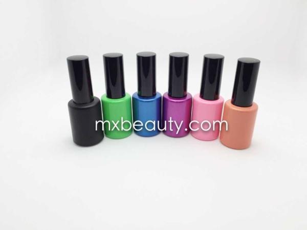 UV coating gel polish bottle different color coating finish gel polish bottle nail polish