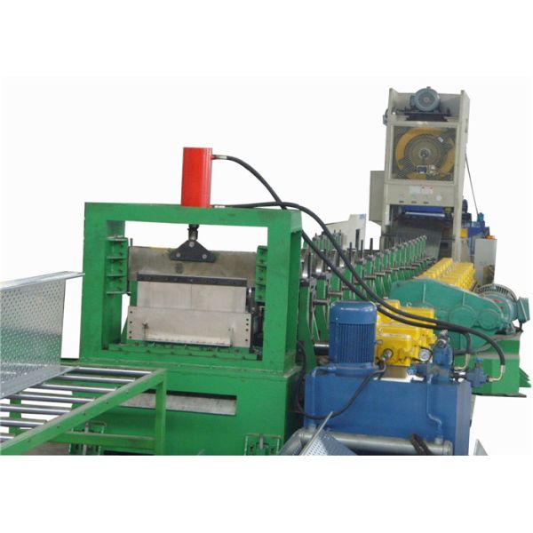Perforated Galvanized Steel Trunking Cable Tray Roll Forming Machine