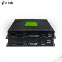 Convertisseur de fibre HDMI multifonctionnel géré par le cloud 1Ch 1080P HDMI + USB KVM + 1Ch RS232 + 1Ch Bidi Stereo Audio + GPIO