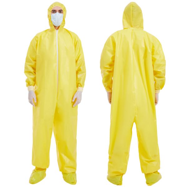 Легковес Microporous 15-70gsm устранимого защитного Coverall S-XXL водоустойчивый